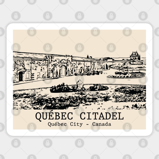Québec Citadel - Québec City QC Magnet by Lakeric